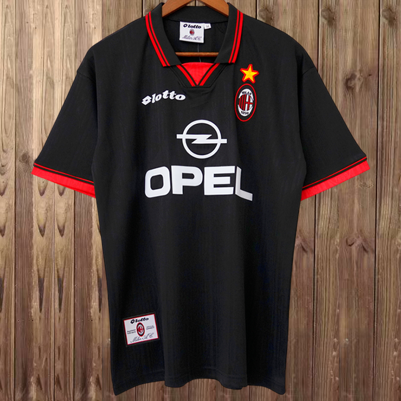 97-98 AC Milan 4th away retro jersey