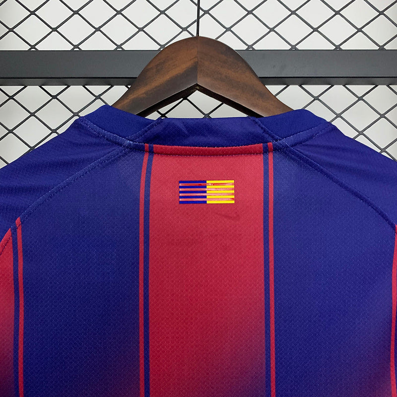 25-26 Barcelona home soccer jersey