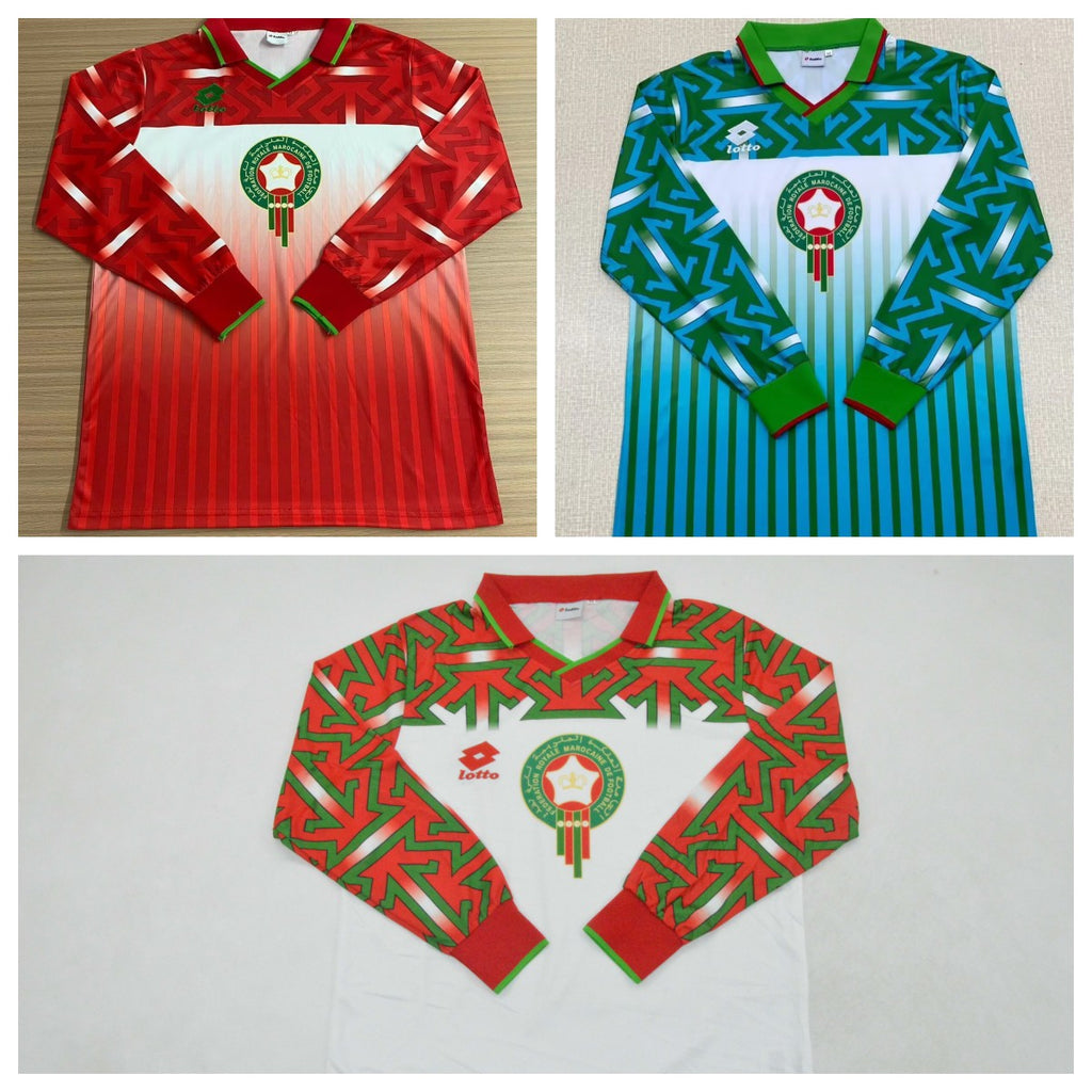 MOROCCO 94-95 Manga larga — National Retro