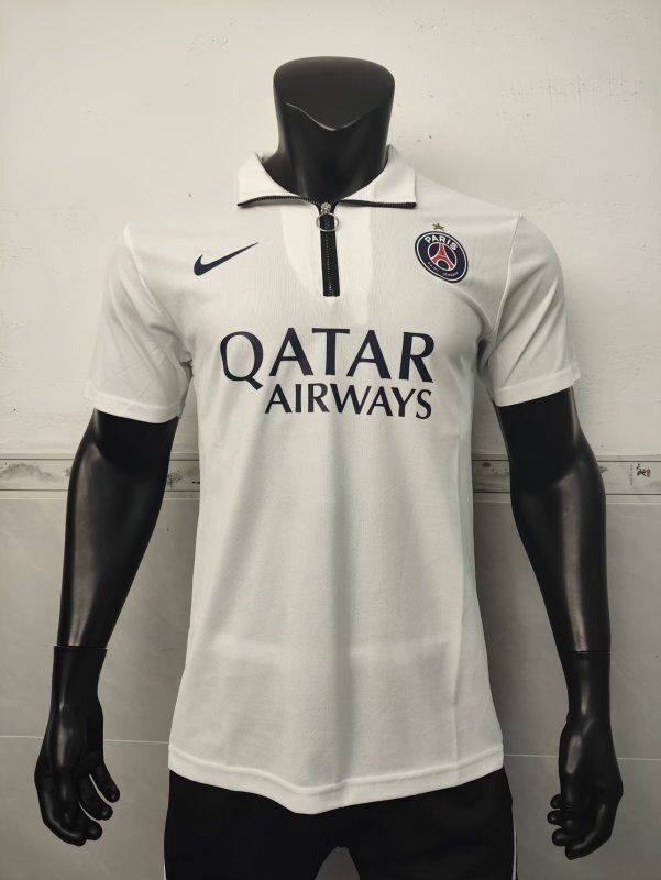 25-26 PSG White Player Version POLO