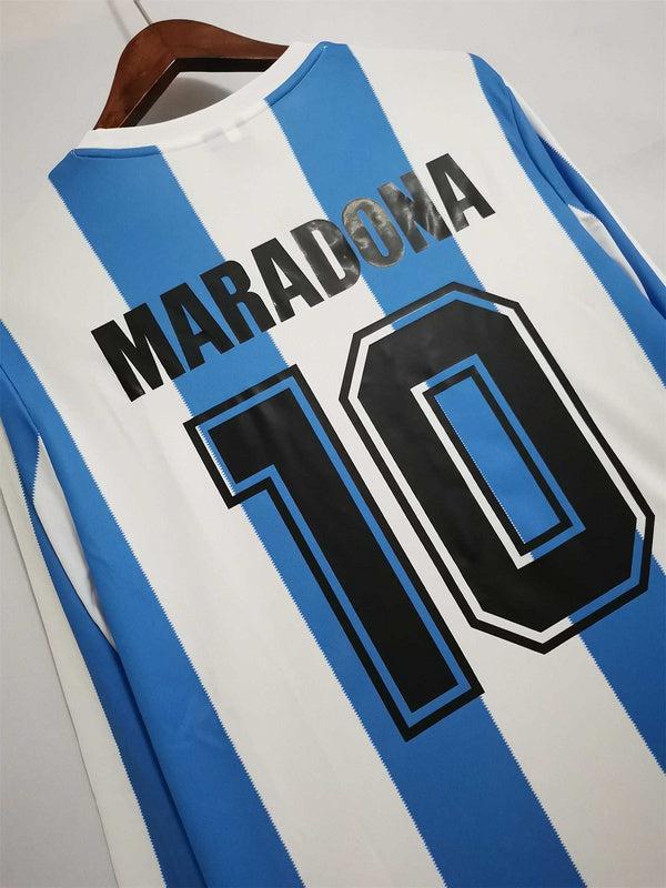 1986 Argentina home long sleeve