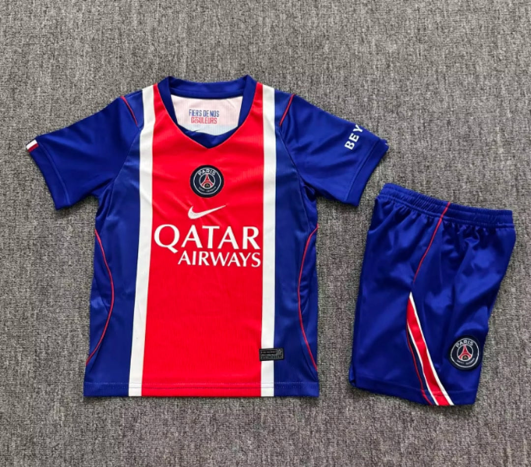 PSG Paris 2026/27 Home Kids Kit Size 16-28