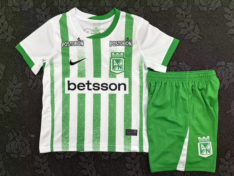 25-26 Atletico Nacional home kid kit