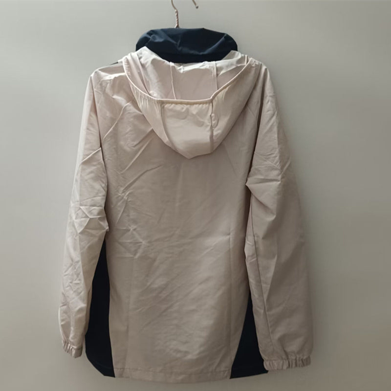 24-25 Real Madrid light pink windbreaker