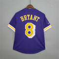 Mitchellness Lakers Purple No. 8 BRYANT Retro Mesh Short Sleeve