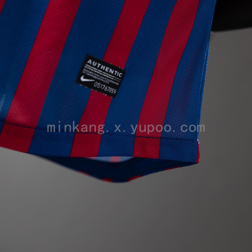 Barcelona 11/12 Home Player Version Retro Jersey S-3XL
