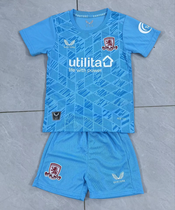 25-26 Middlesbrough third Away Kid Kit