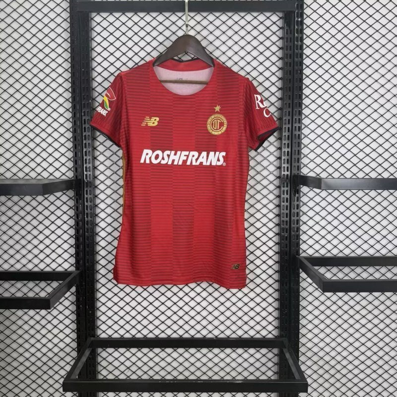 25-26 Toluca Home Woman Soccer Jersery