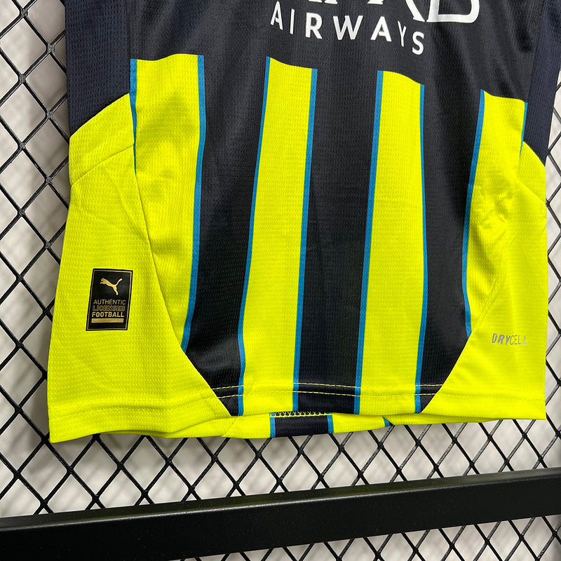 24-25 Manchester City away kid kit