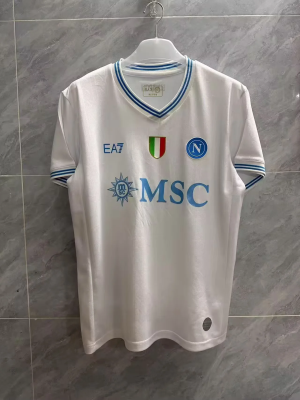 Naples Napoli 2025/26 Champions League White Jersey