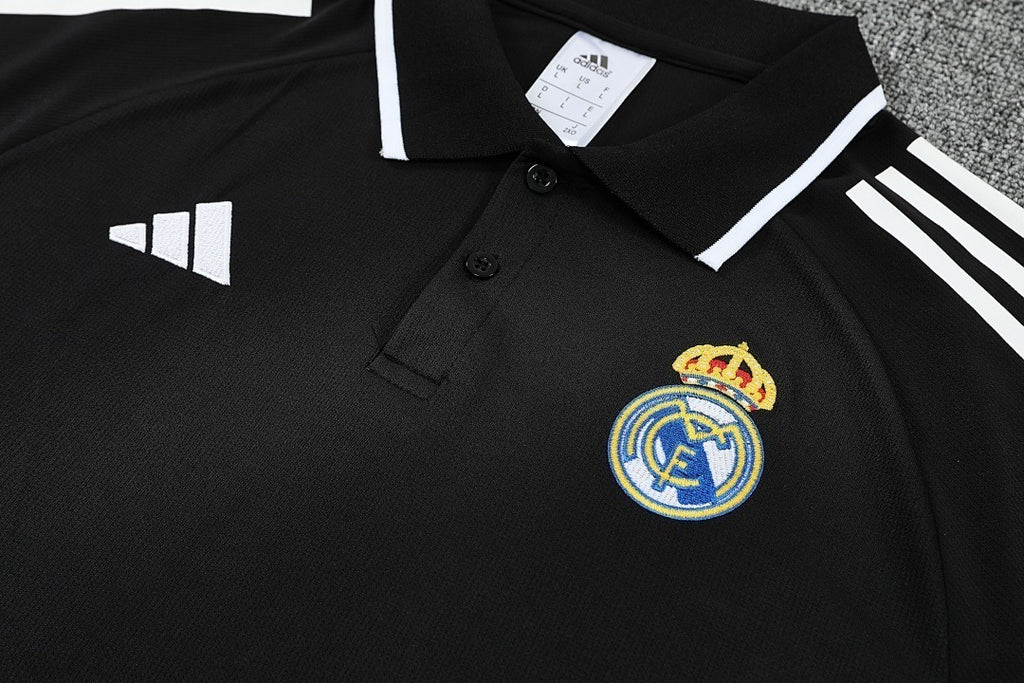 Real Madrid 2025/26 Black POLO Suit