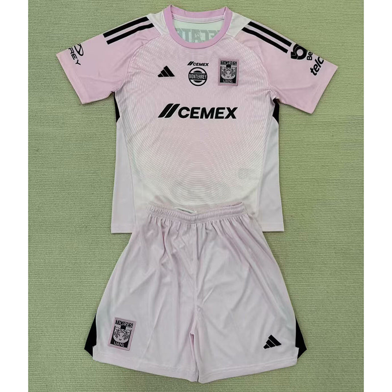 25-26 Tigres UANL Pink Goalkeeper Kids Kit