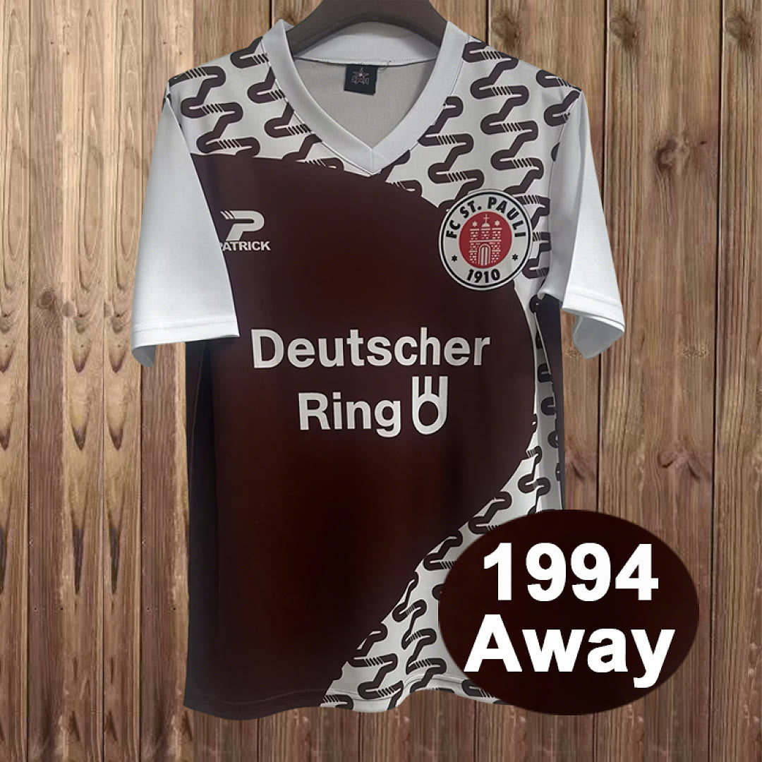 Retro FC St. Pauli 1994 Away soccer jersey Size S-2XL