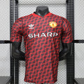 Manchester United 2025/26 Red Retro Version Player Version Jersey S-2XL