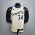 Antetokounmpo#34 Bucks Beige
