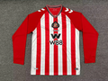 25-26 Sunderland home long sleeves soccer jersey