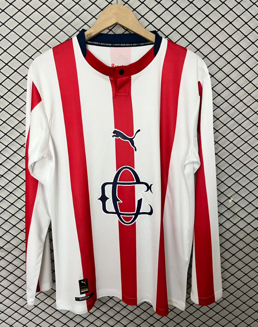 Chivas 2026/27 120TH Long sleeves soccer jersey size S-2XL