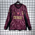 Galatasaray 2025/26 third with sponsor long sleeves soccer jersey size S-2XL