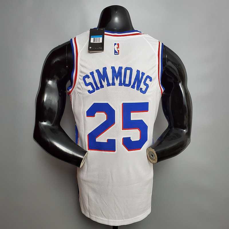 SIMMONS#25 Detroit Pistons white