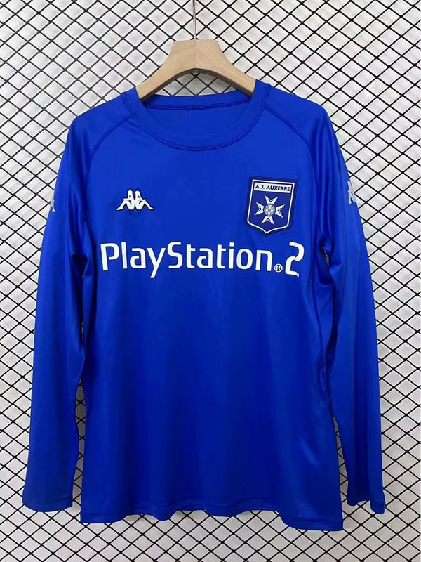 03-04 Auxerre away retro long sleeve jersey