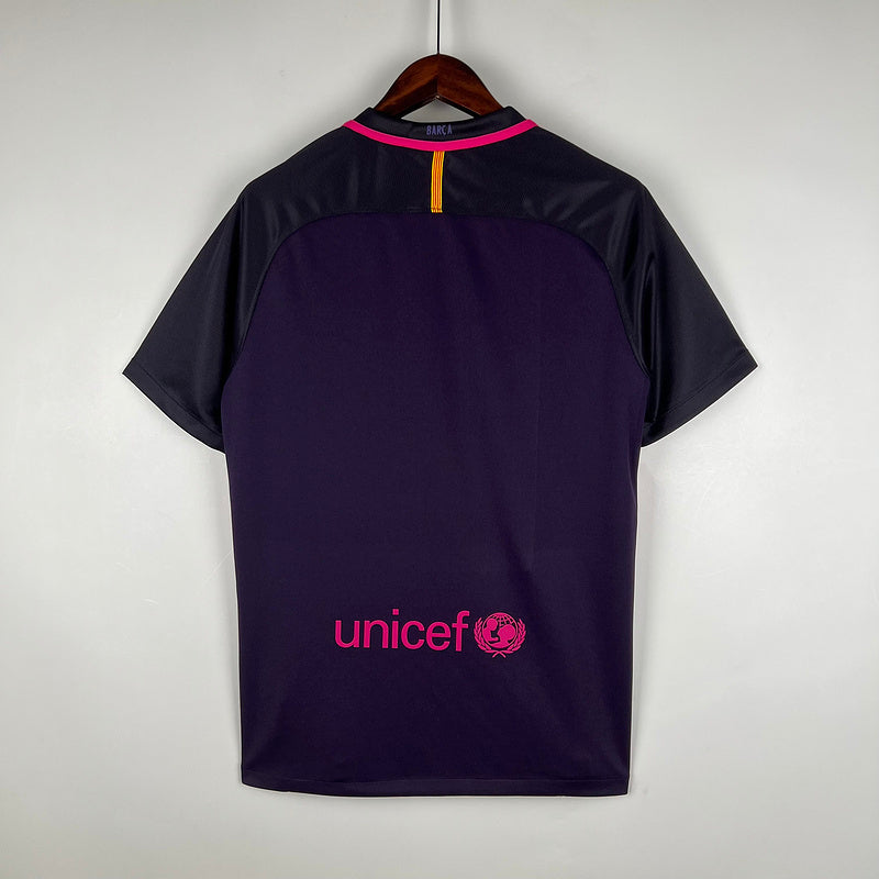 16-17 Barcelona away retro jersey size S-2XL