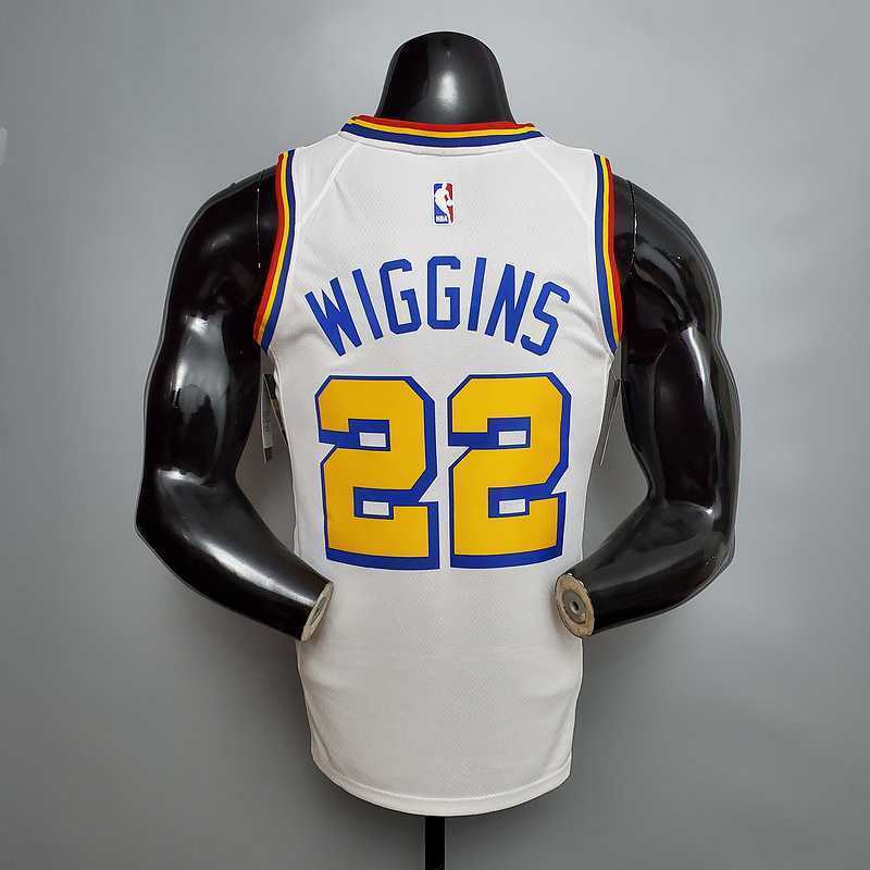 Warriors San Francisco WIGGINS#22 White