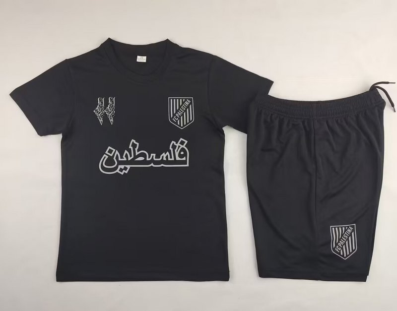 24-25 Palestino Black kid kit