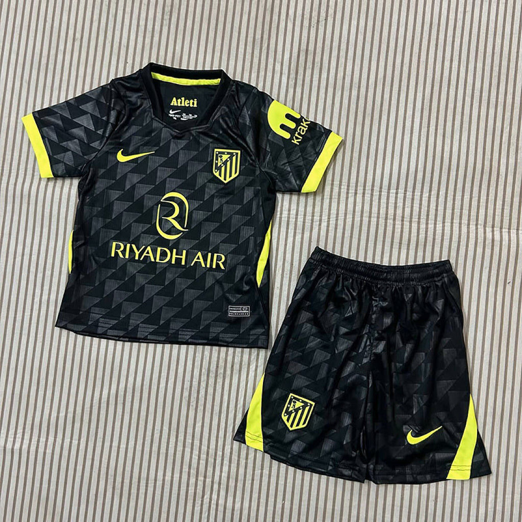 Kids kit Atletico Madrid 2026/27 Away Soccer Jersey Size 16-28