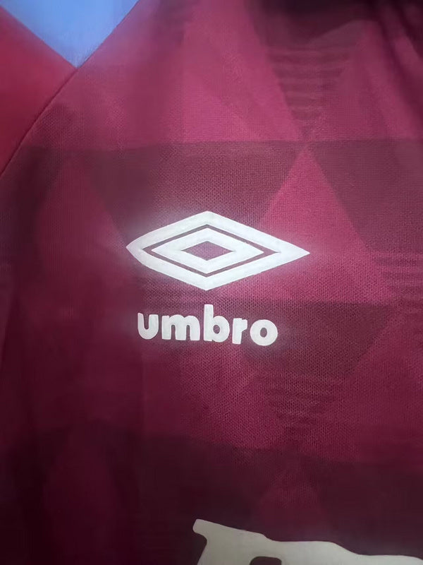 1990 Aston Villa home retro soccer jersey size S-2XL
