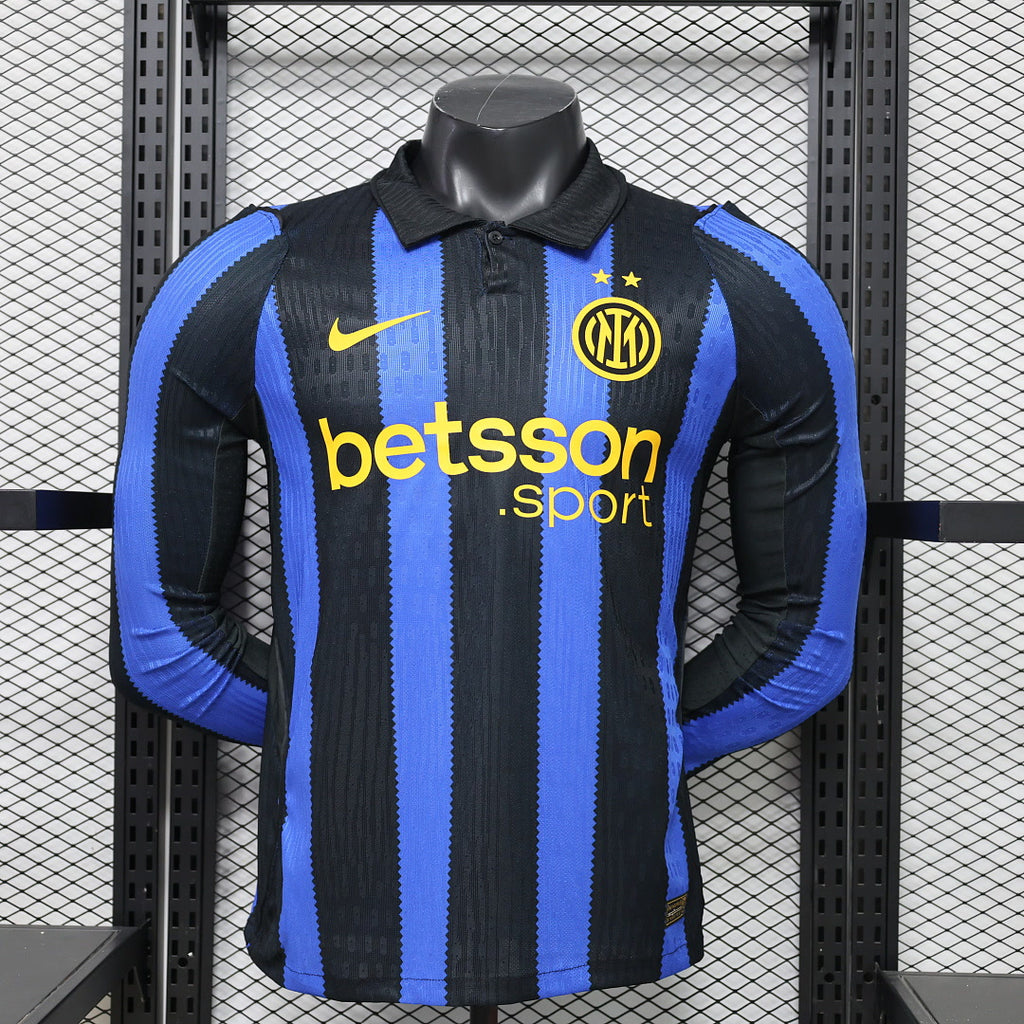 Inter Milan 2026/27 Home Long Sleeve Player Version Jersey S-2XL