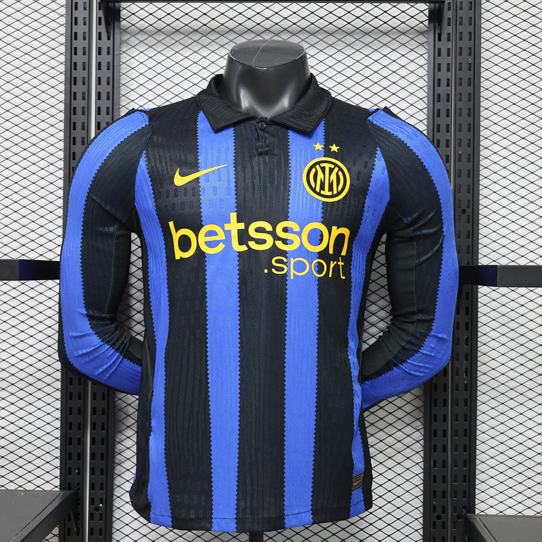 Inter Milan 2026/27 Home Long Sleeve Player Version Jersey S-2XL