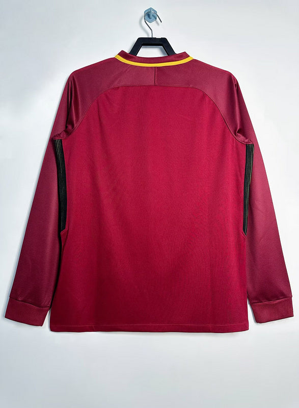 17-18 Roma home long sleeve retro jersey