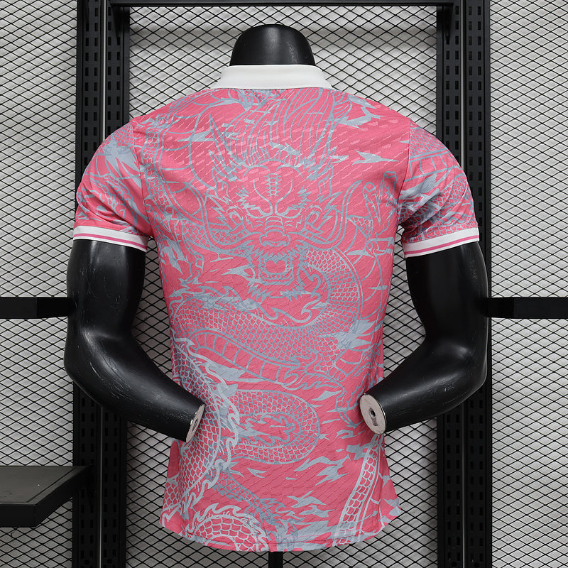 24-25 Real Madrid pink dragon player version jersey