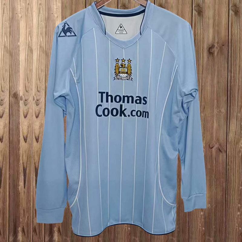 07-08 Manchester City home retro long sleeve jersey