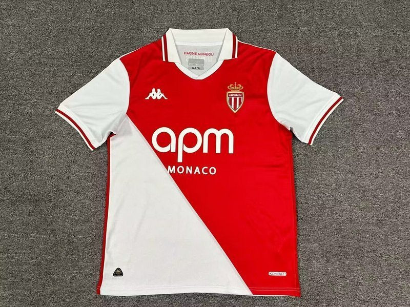 24-25 Monaco home soccer jersey