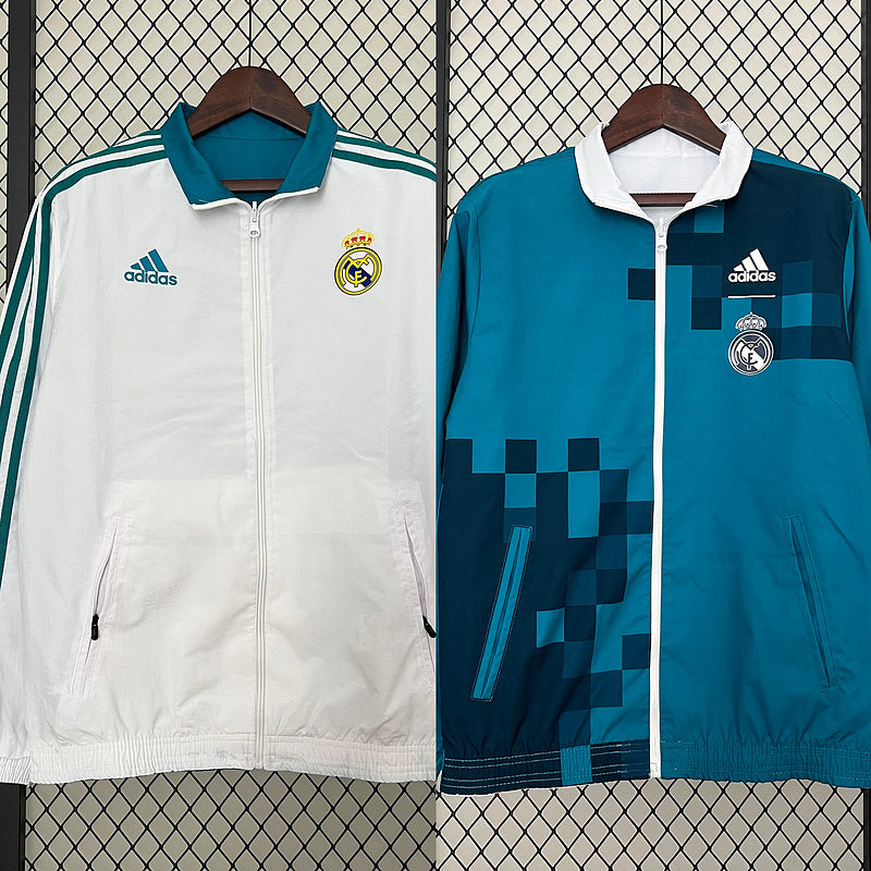 17-18 Real Madrid reversible windbreaker