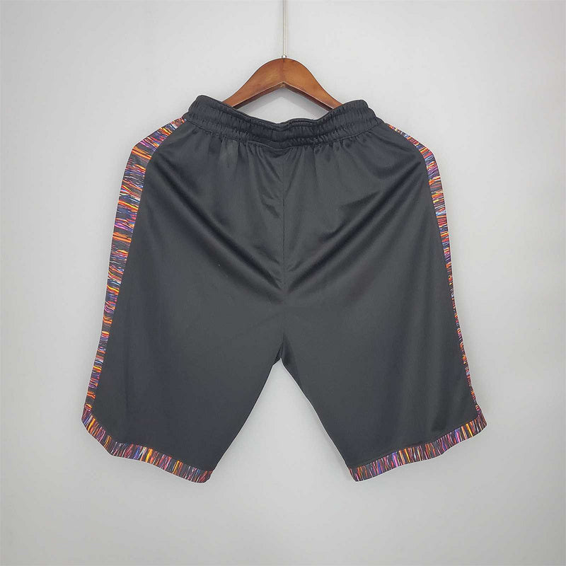 Brooklyn Nets City version black NBA shorts