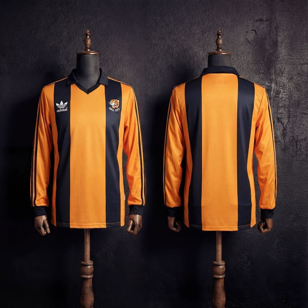 Retro 1981/82 Hull City Home Jersey Long Sleeve S-XXL