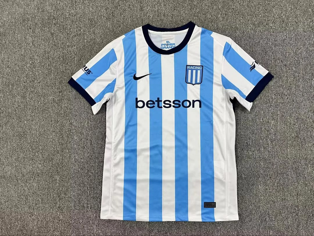 Racing Club de Avellaneda 2026/27 home soccer jersey size S-4XL