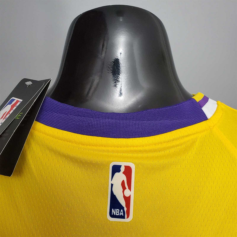 O'Neal #34 Lakers Commemorative Edition Round neck yellow