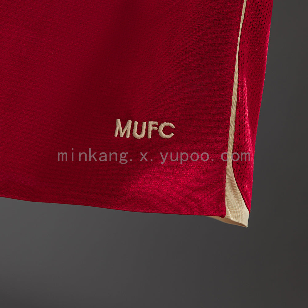 M-U 06/07 Home Player Version Retro Jersey S-3XL