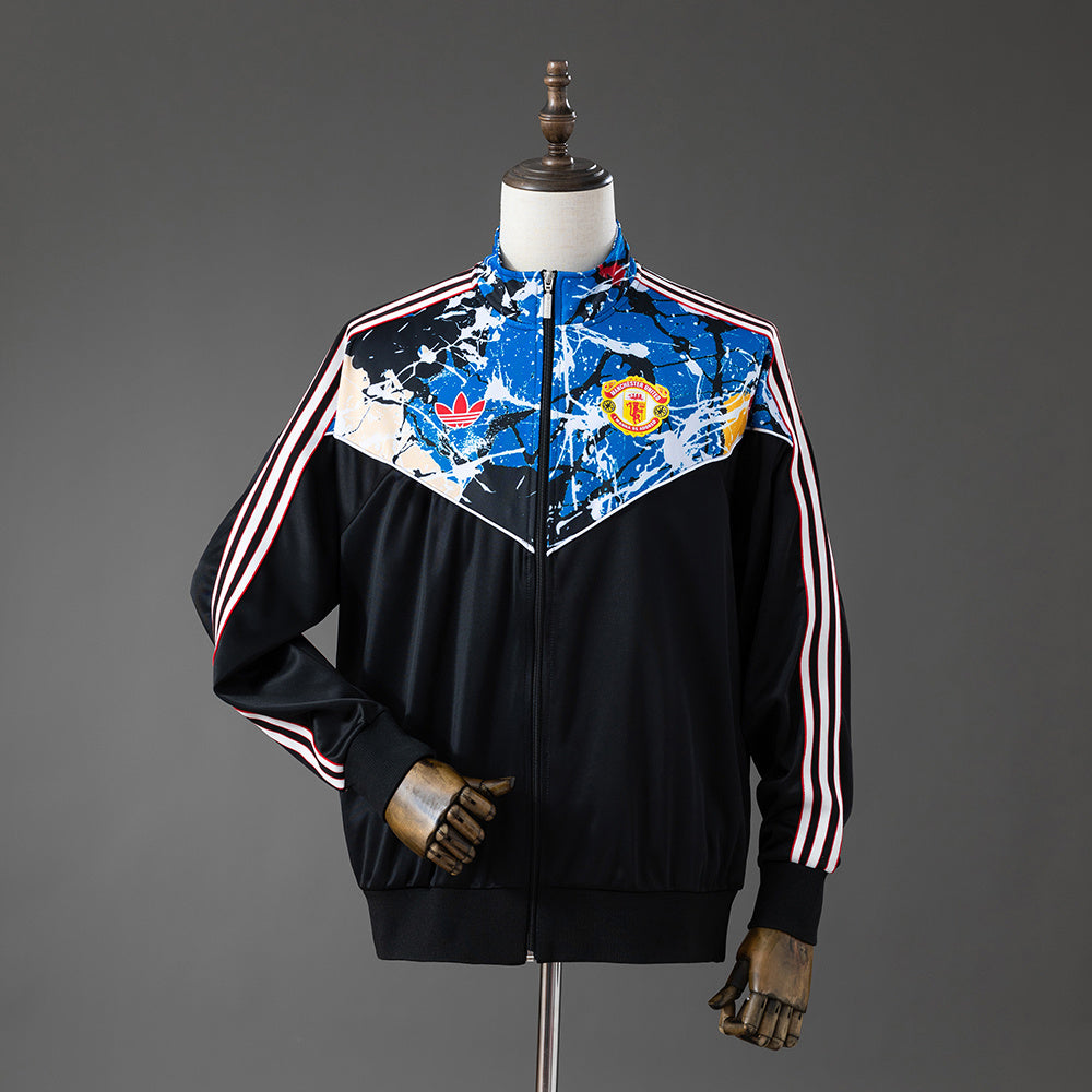 M-U x Stone Roses Track Top 'Black Multi S-XXL