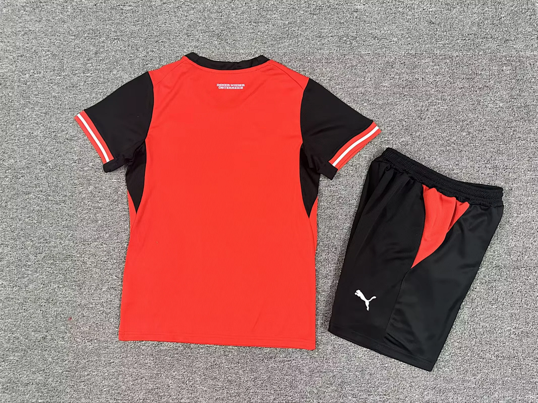 Austria 2026 World Cup Home Kid kit size 16-28