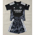kids kit Arsenal 2026/27 Black Goalkeeper soccer jersey size 16-28