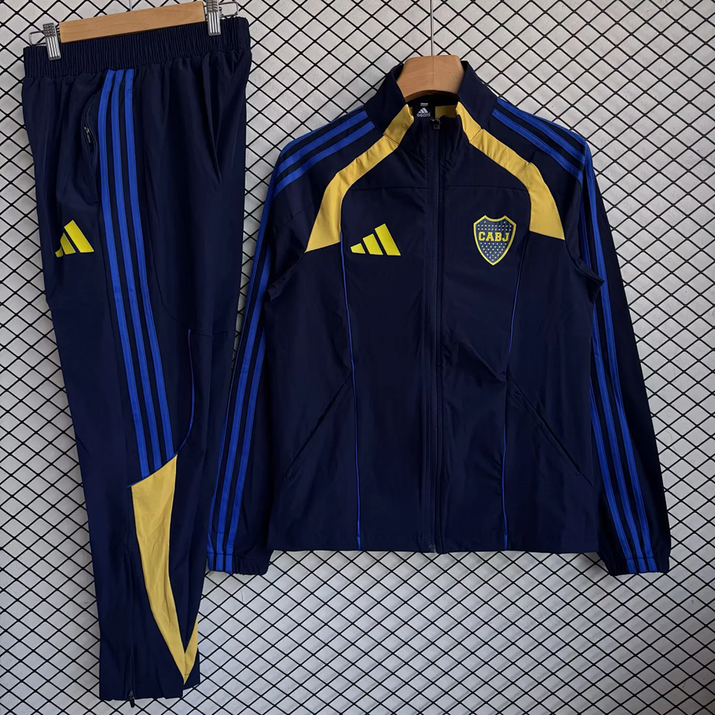 Boca junior 2025/26 Blue Windbreaker Suit Size S-2XL