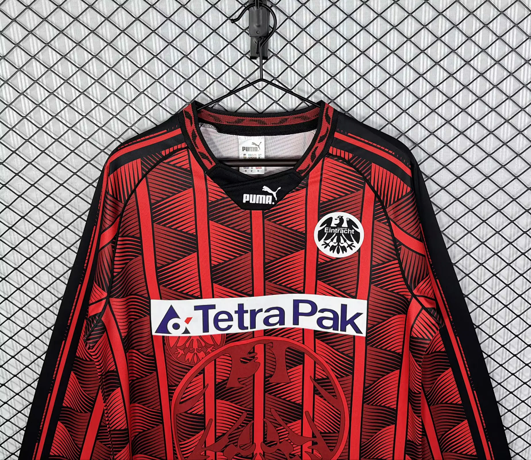 Retro Eintracht Frankfurt 1995/96 Home Long Sleeve Jersey S-XXL