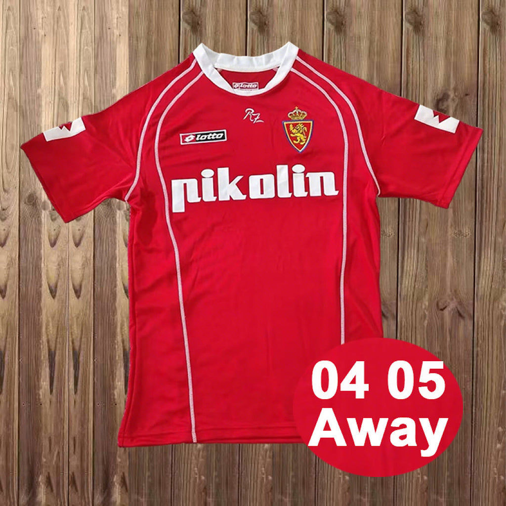 Retro Real Zaragoza 2004/05 Away Jersey S-2XL
