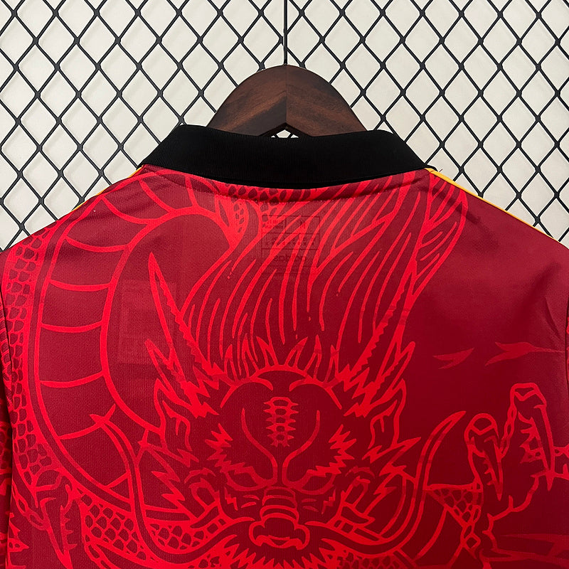 24-25 Real Madrid red dragon training shirt