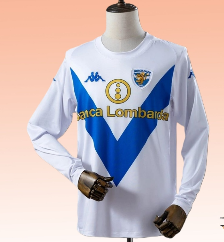 Retro 2003/04 Brescia Calcio Away jersey Long Sleeve S-XXL