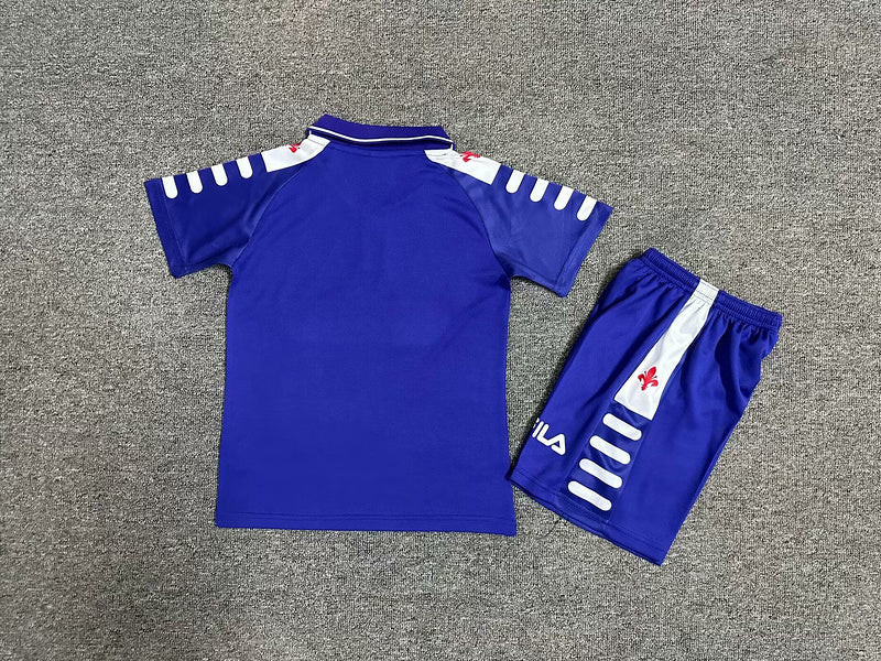 98-99 fiorentina home retro kid kits